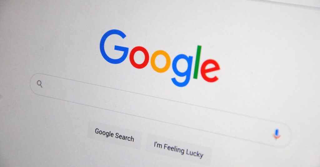 Googleキーワードプランナーで検索語を入力し候補一覧が表示されている操作画面のイメージ